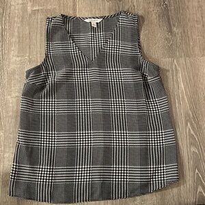 Checkered Nine West blouse